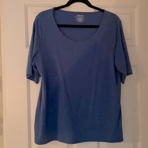 French Blue “Ultimate Tee”, Chico’s Size 3 (XL)